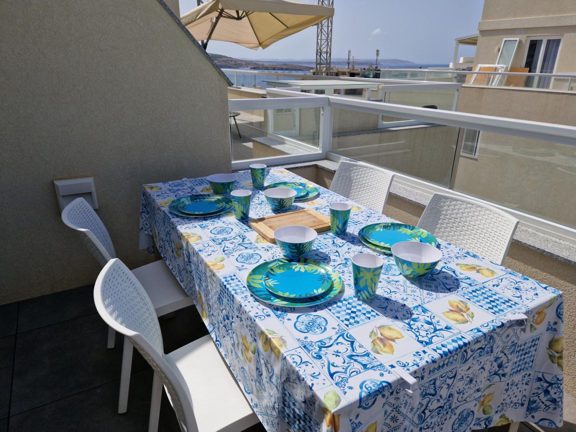 Sea View New Penthouse Terrace & Garage Parking Apartamento St. Paul's Bay Exterior foto
